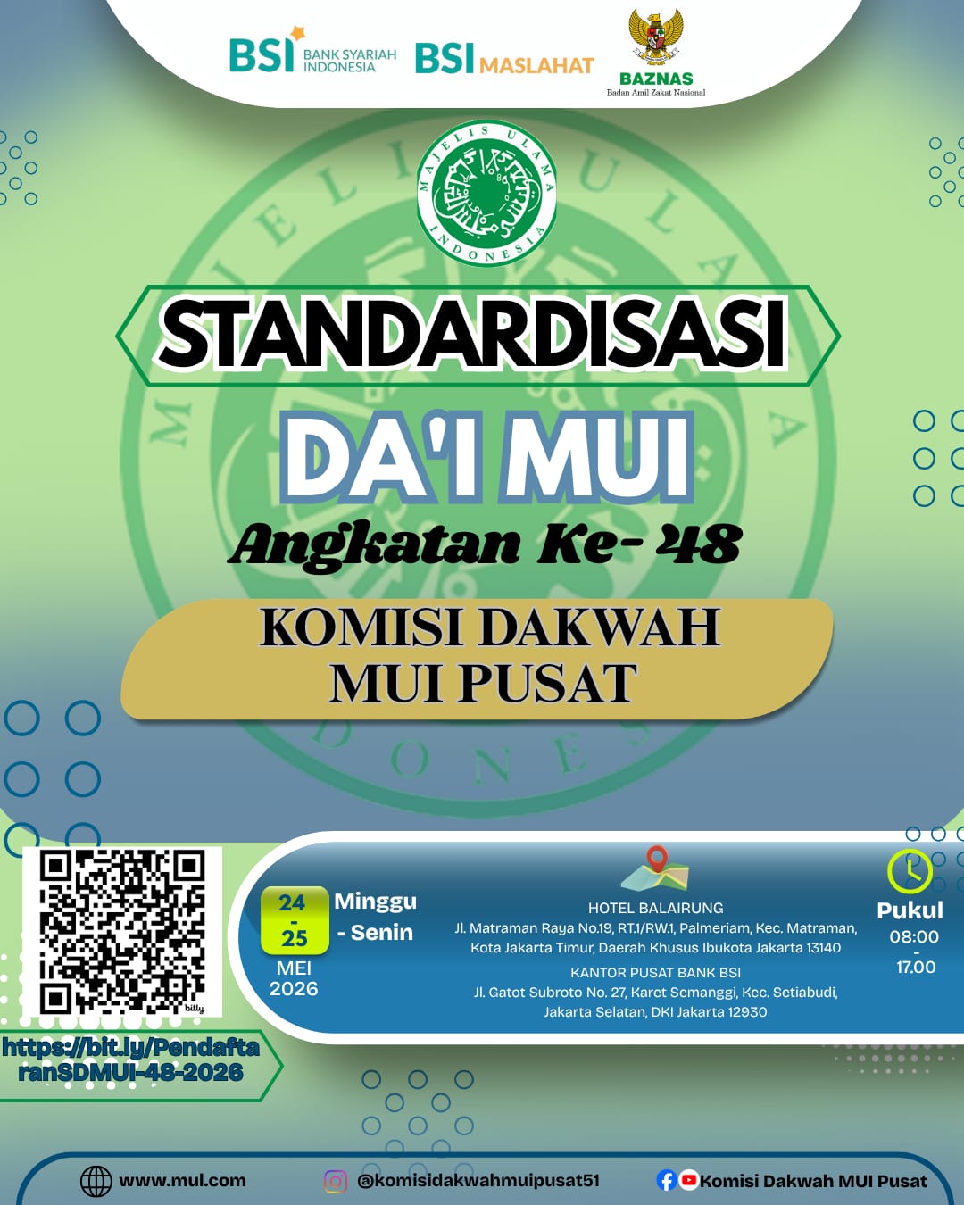 Standardisasi Dai MUI Angkatan 48: Membangun Dakwah Moderat dan Menjaga Umat dari Radikalisme
